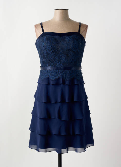 Robe courte bleu CREATIF PARIS pour femme