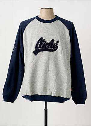 Sweat-shirt manches longues manches longues gris CLICHE homme