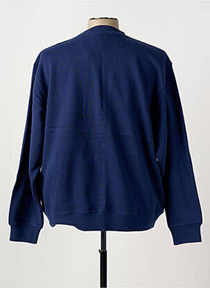 Sweat-shirt manches longues manches longues bleu CIRCA homme