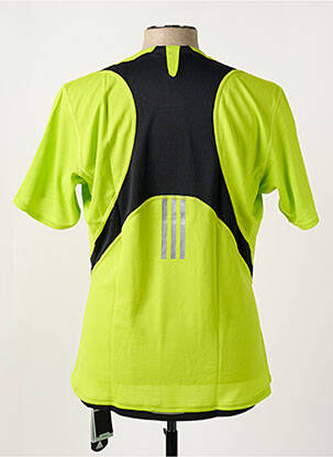 T-shirt coupe cintrée manches courtes jaune ADIDAS homme