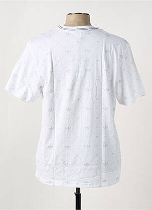 T-shirt coupe droite manches courtes blanc ADIDAS homme
