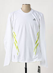 T-shirt blanc ADIDAS homme seconde vue