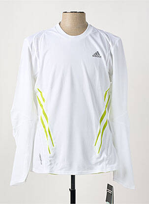 T-shirt blanc ADIDAS homme