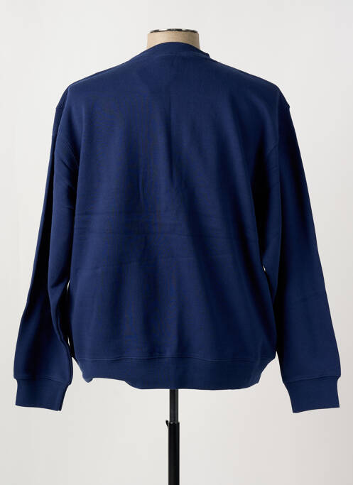 Sweat-shirt manches longues manches longues bleu CIRCA homme