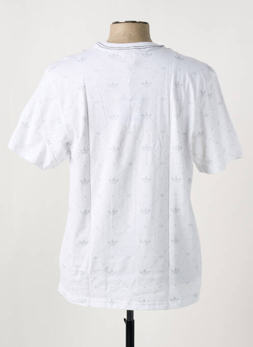 T-shirt blanc ADIDAS homme
