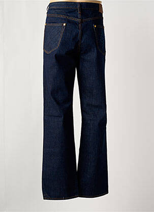 Jeans coupe droite fermeture zippée sous rabat boutonné bleu ZOO YORK homme