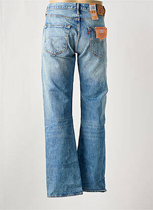Jeans coupe droite fermeture zippée sous rabat boutonné bleu LEVIS homme