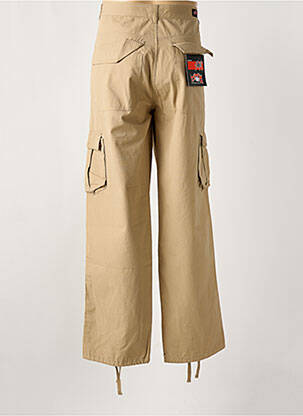Pantalon cargo coupe droite beige TITUS homme