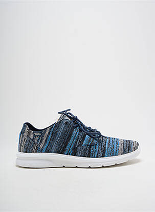 Baskets bout rond talon plat jusqu'à 3cm bleu VANS femme