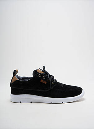 Baskets nubuck bout rond noir VANS unisexe