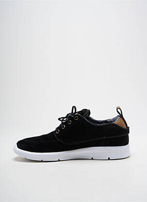 Baskets nubuck bout rond noir VANS unisexe