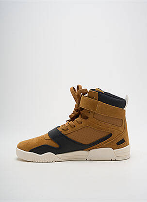Baskets bout rond bout rond marron SUPRA homme