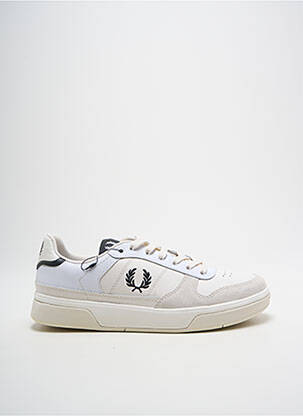 Baskets bout rond bout rond beige FRED PERRY homme