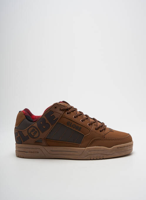 Baskets bout rond bout rond marron GLOBE unisexe