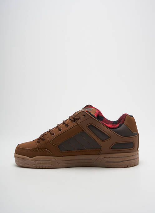 Baskets bout rond bout rond marron GLOBE unisexe