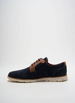 Baskets tissage satiné bout rond bleu SCHMOOVE homme