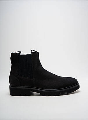 Bottines/boots bout rond talon bas noir SCHMOOVE homme