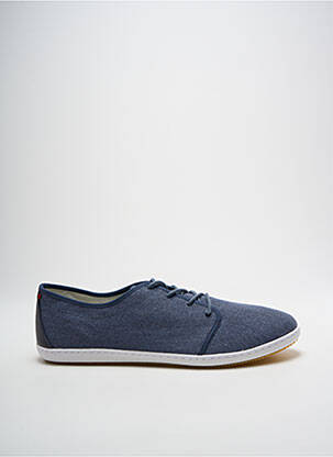 Baskets bout rond bout rond bleu LAFEYT homme