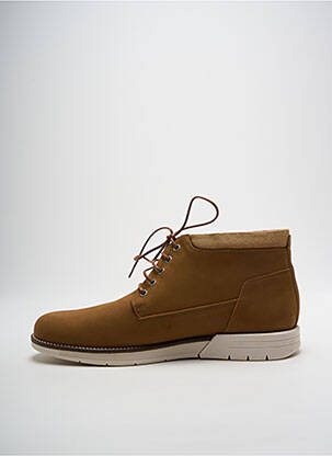 Bottines/boots fermeture lacets bout rond marron SCHMOOVE homme