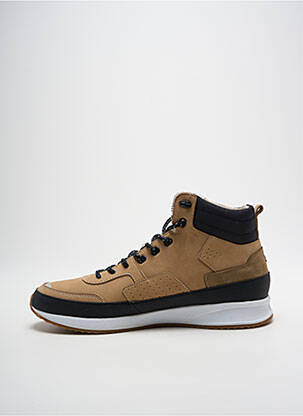 Baskets bout rond bout rond beige HUB homme
