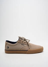 Baskets bout rond bout rond beige ETNIES homme