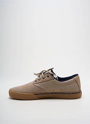 Baskets bout rond bout rond beige ETNIES homme