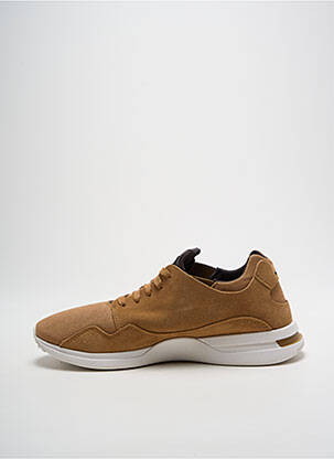 Baskets nubuck bout rond marron LE COQ SPORTIF homme