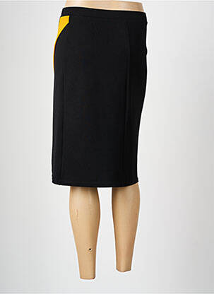 Jupe mi-longue coupe droite noir ROMEO POUR JULIETTE femme
