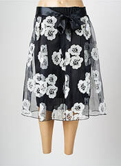 Jupe mi-longue noir CHARBELL pour femme seconde vue