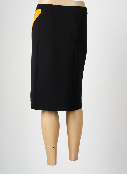 Jupe mi-longue noir ROMEO POUR JULIETTE pour femme