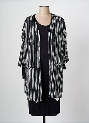 Ensemble robe type de veste casual noir ALAIN MURATI femme