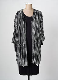 Ensemble robe type de veste casual noir ALAIN MURATI femme