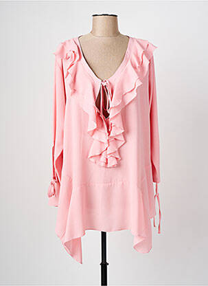 Blouse manches longues manches longues rose LILI LA TIGRESSE femme