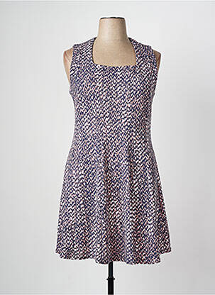 Robe mi-longue bleu ROMEO POUR JULIETTE pour femme