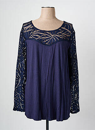 T-shirt bleu NANA BELLE pour femme