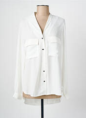 Tunique manches longues blanc PARISIENNE pour femme seconde vue