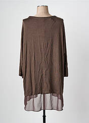Tunique manches longues marron ALAIN MURATI pour femme seconde vue