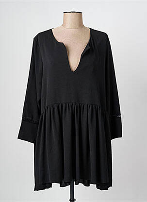 Tunique manches longues noir LILI LA TIGRESSE pour femme