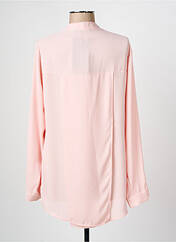 Tunique manches longues rose PARISIENNE pour femme seconde vue