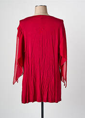 Tunique sans manche rouge LADY BELLE pour femme seconde vue