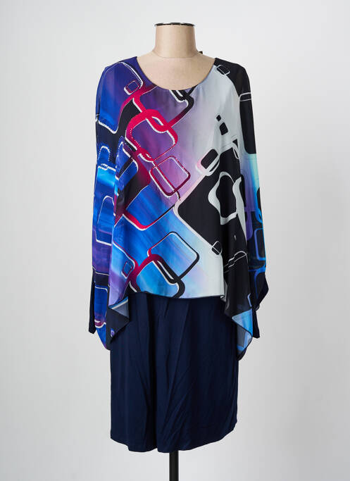 Robe mi-longue bleu ALAIN MURATI pour femme