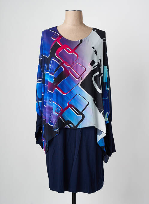 Robe mi-longue bleu ALAIN MURATI pour femme