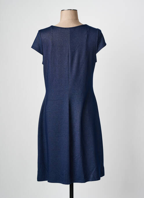 Robe mi-longue bleu ROMEO POUR JULIETTE pour femme