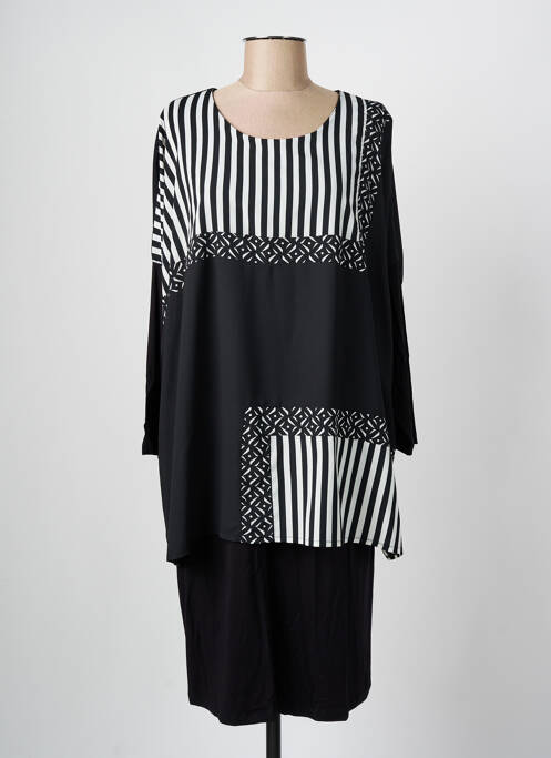 Robe mi-longue noir ALAIN MURATI pour femme