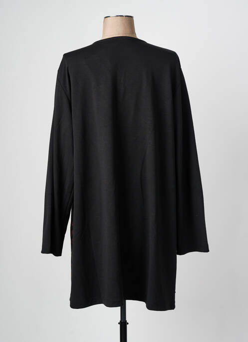 Robe mi-longue noir LADY BELLE pour femme