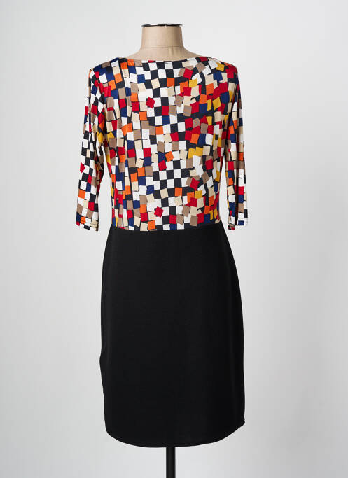 Robe mi-longue noir ROMEO POUR JULIETTE pour femme