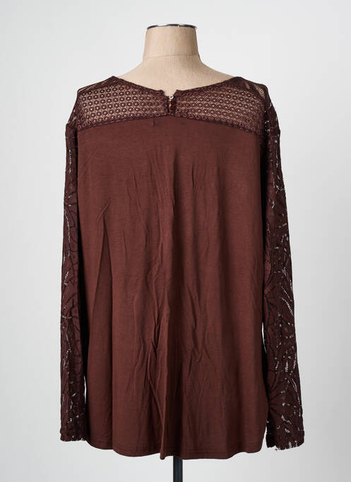 T-shirt marron NANA BELLE pour femme