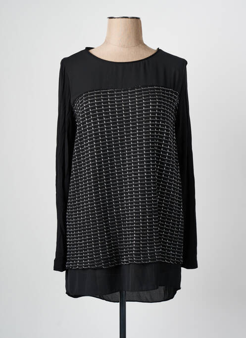 Tunique manches longues noir ALAIN MURATI pour femme
