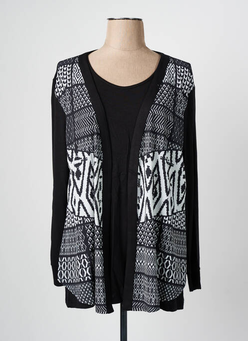 Tunique manches longues noir ALAIN MURATI pour femme