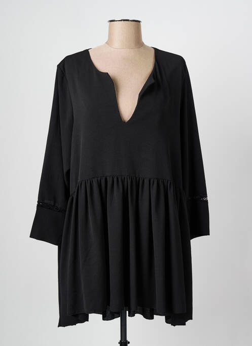 Tunique manches longues noir LILI LA TIGRESSE pour femme